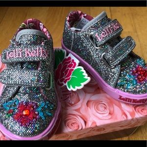 Girls Shoes - Lelli Kelly - Pewter Glitter
